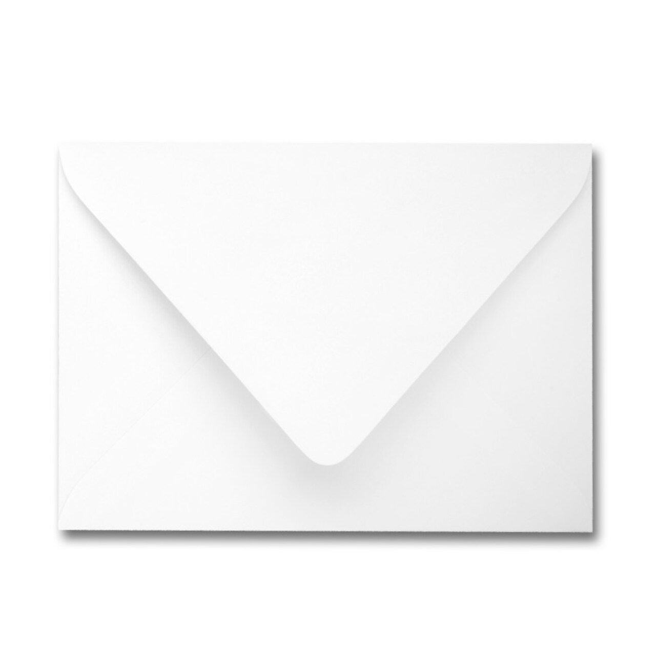 Colorplan BRIGHT WHITE - 91 Lb. / 135 gsm / 8 pts Matte Premium Cardstock Paper Text A2 Euro Flap Envelopes Bulk Pack of 250